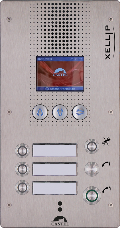 Poste chef audio Full IP/SIP version sûreté idéal pour pénitentiaire - XE PLATINE AUDIO SURETE_0