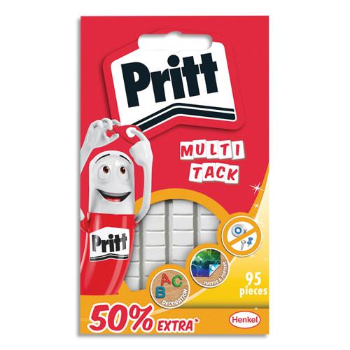 Pritt etui de 55 pastilles adhésives blanches + 50% gratuit. Repositionnable_0