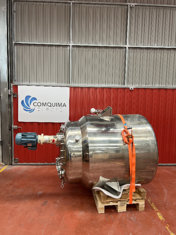Réacteur tinsmacal acier inoxydable 1200 litres avec enveloppe et agitation - référence                        :                         c13934_0