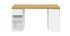 Bureau droit Rackel - Miliboo - design scandinave avec tiroir et caisson fermé - dimensions L150 x P60 x H75 cm_0