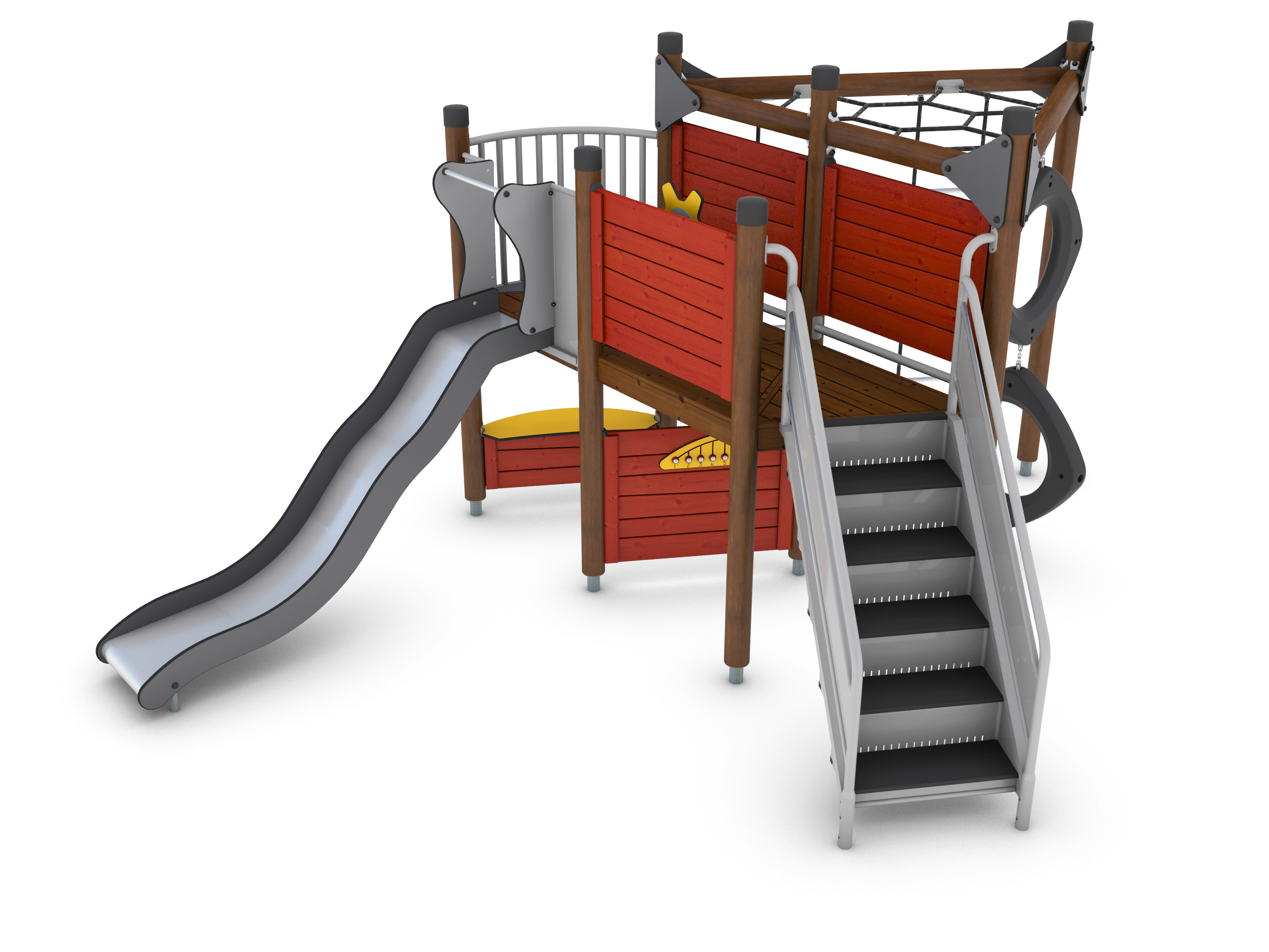 Structure multi-jeux pour enfants 3-12 ans - Uniplay Hemba - 8049082-2 - Hags_0