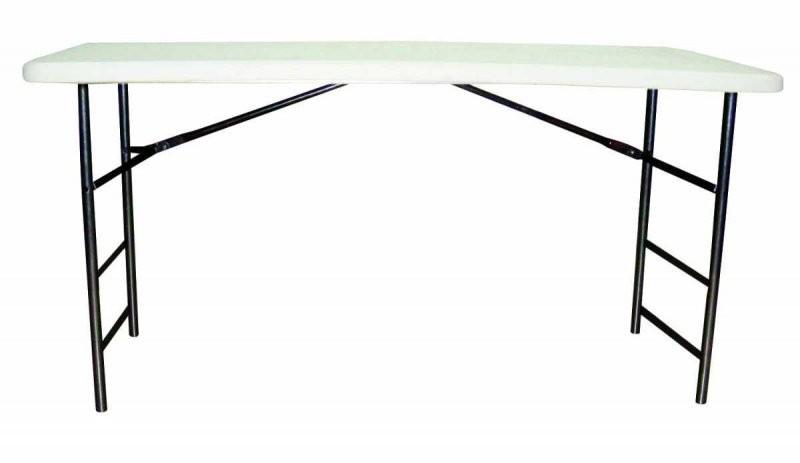 Table buffet pliante PE blanc 1830x760x950 mm - TBLBFPL2HDBC-ST13_0