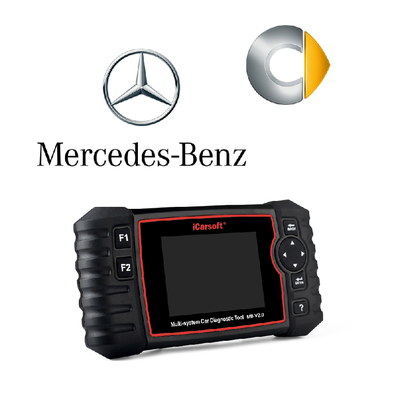Valise diagnostic automobile iCarsoft MB V2.0 - Compatible Mercedes, Sprinter et Smart - Diagnostic tous systèmes et remise à zéro entretien_0
