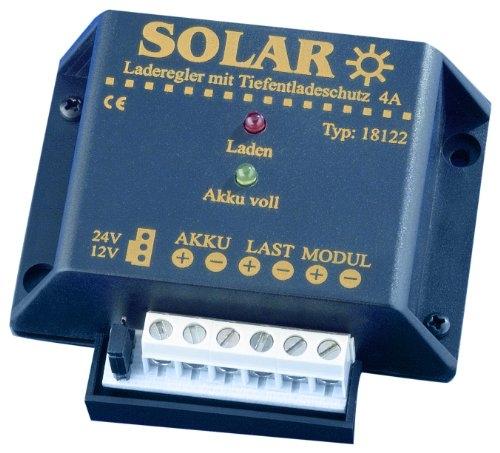 IVT 200013 - Régulateur de charge solaire 12/24 V 4 A avec sécurité décharge_0