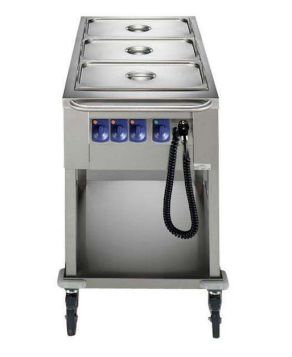 342104 - Chariot bain marie - Core Concept - 3 cuves avec réglage de température individuelle_0