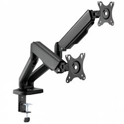 ADVANCE Support double écran articulé MecaMounts Dual pour moniteur PC standard ou incurvé de 17