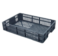 Caissette gerbable et/ou emboîtable - Parois pleines ou ajourées - Capacité de 6 à 80 L - Normes Europe_0