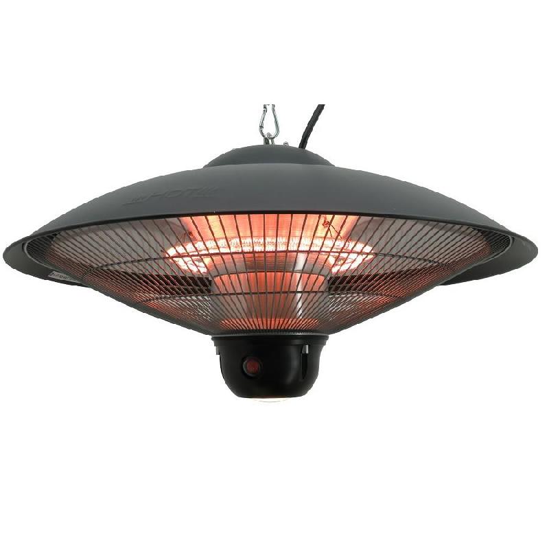 Chauffage de terrasse 2,1kW NOIR avec lumière intégrée - VELTRON - UFO_0