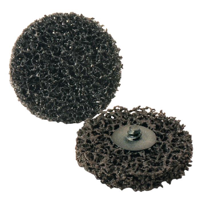 Disque de nettoyage très grossier PROMAT - D. 51 mm - 10500 min-¹ - Noir - Non-tissé agressif pour enlèvement efficace_0