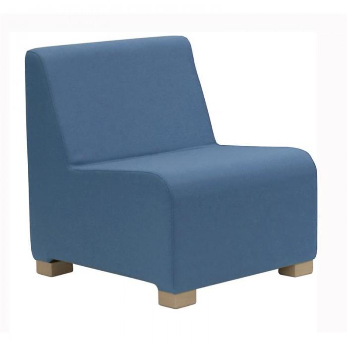Fauteuil 1 place Troika - polyvalent et élégant - compatible avec poufs rectangulaires ou carrés_0