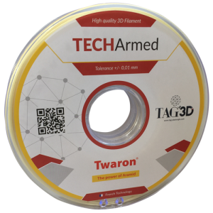 Filament PA/Nylon renforcé aramide TECHArmed - diamètre 1.75mm, 450g, couleur neutre_0