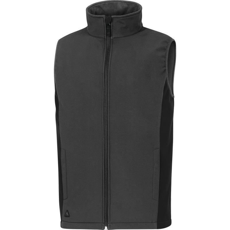 Gilet softshell polyester 3 couches laminées - Halden - Fermeture zip et 4 poches_0