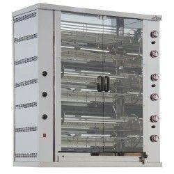 Grill à gaz rotatif planétaire 12 épées 48/72 poulets ARILEX 12ASG-RP_0