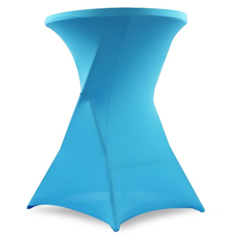 Housse de mange-debout bleue - 110x80 cm - Élasthanne et polyester - Usage professionnel intensif_0