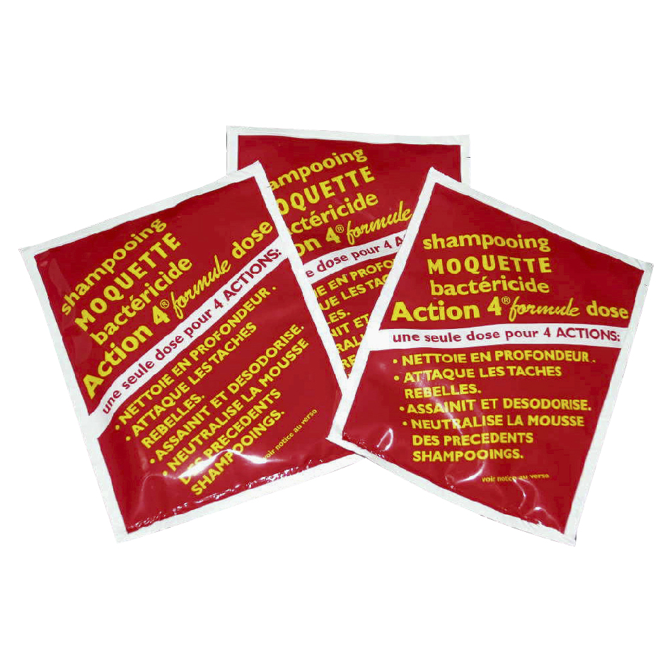 LOT DE 25 DOSES SHAMPOOING MOQUETTE ACTION 4