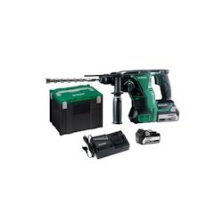 Perforateur Sds Plus 18v 2,6j + 2 Batteries 5ah + Chargeur + Coffret Hitcase Hikoki Dh1826dawpz - 3598647737474_0