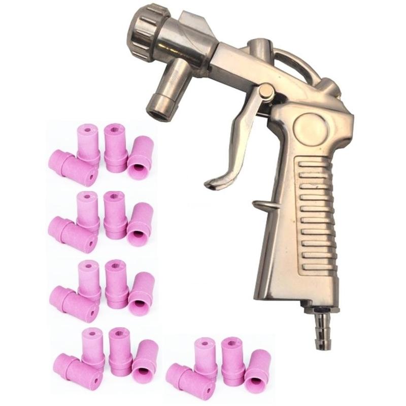 EQUIPEMENT EXPRESS SICOBA - PISTOLET DE SABLAGE POUR MICROBILLEUSE CABINE DE SABLAGE + 20 BUSES