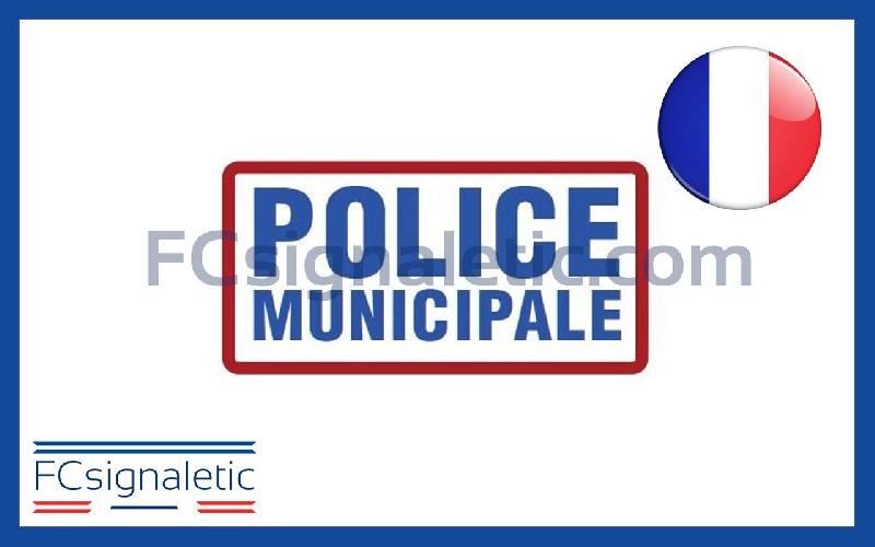 Sérigraphie capot Police Municipale pour véhicule léger ou petit utilitaire_0