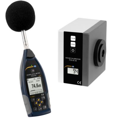 Sonomètre de classe 1 avec filtre de bande d'octaves ou 1/3 d'octaves avec GPS - PCE-432-SC 09 - PCE INSTRUMENTS_0