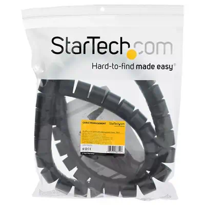 StarTech Gaine spirale range-cble Noir - 1,5 m - Diamètre de_0