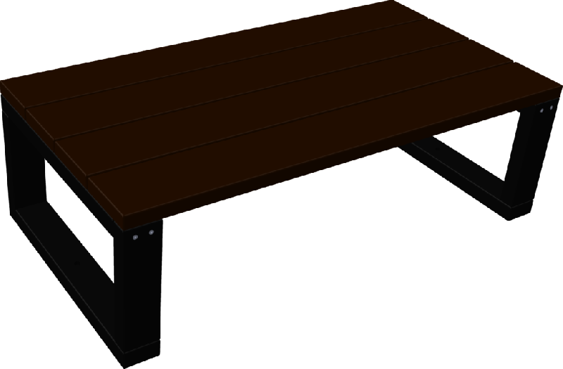 Table basse Eko (3places) - Espace Renard fabricant et installateur - Réf : EK07.3_0