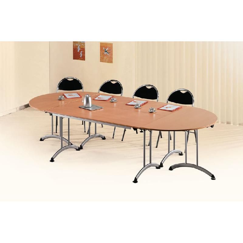 TABLE PLIANTE PRIVILEGE RECTANGLE L. 160 X P. 70 CM - POIRIER