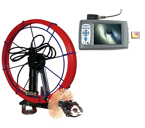 Caméra d'inspection VIS 2000 Pro - tête rotative et pivotante - pour conduits Ø70mm à Ø500mm_0