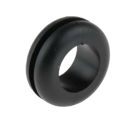 543-210 - Passe-câble RS PRO en PVC - Ø câble max. 9.5mm, panneau 1.6mm, Ø découpe 12.5mm - Noir_0