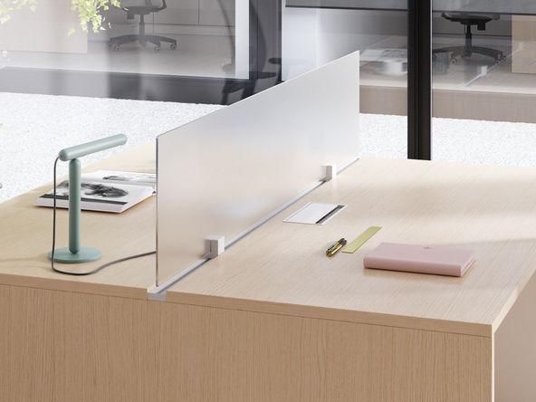 Panneau frontal en verre pour bureaux Pop Frezza_0