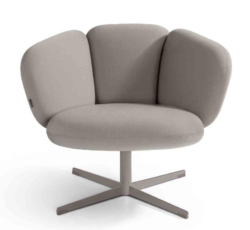 BRAS / FAUTEUIL LOUNGE PIED 4 BRANCHES TAUPE_0