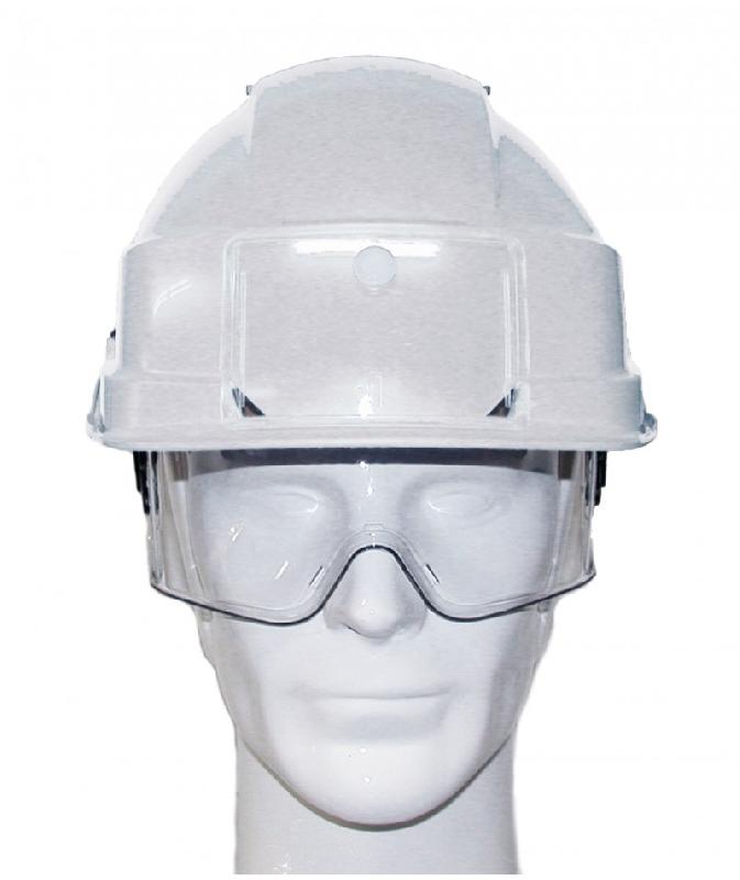 Casque de chantier iris 2 avec porte-badge blanc - AUBOUEIX - 0271pbc - 741599_0