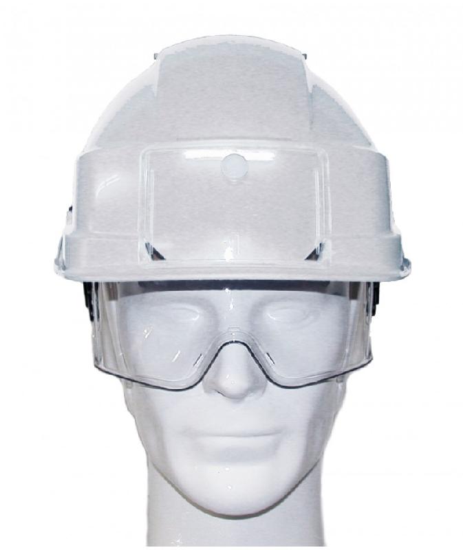 Casque de chantier iris 2 avec porte-badge blanc - AUBOUEIX - 0271pbc - 741599_0