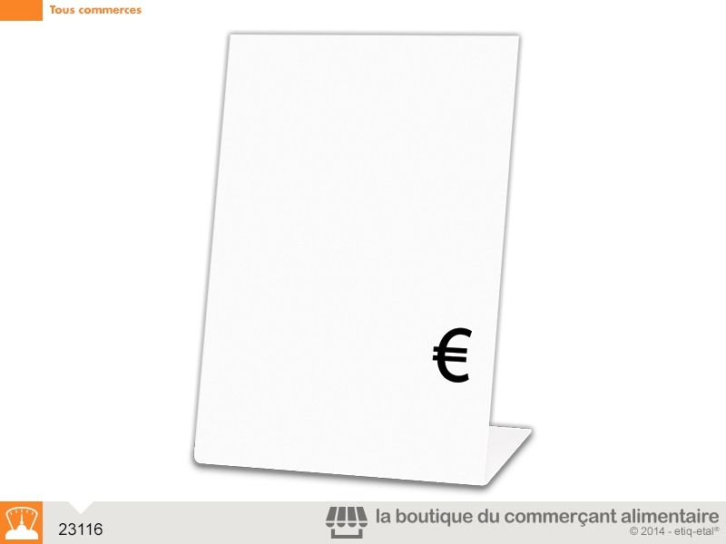 CHEVALETS PRIX BLANCS AVEC LOGO
