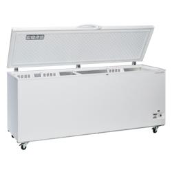 Cool Head Congélateur Coffre Professionnel 700 L - 4 Roues Pivotantes - Eclairage LED - 3 Paniers - Température -15°C -23°C - blanc CF708_0