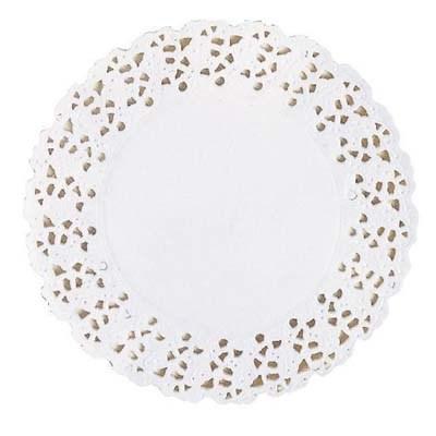 DENTELLE RONDE BLANC 40 CM