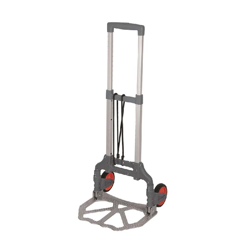 Diable pliant 80 kg PRCDPL - aluminium, roues Ø120 mm, montants télescopiques_0