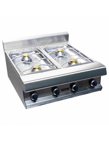 Fourneau CAPIC 4 feux gaz dessus seul gamme AVEN - Référence : W540211_0