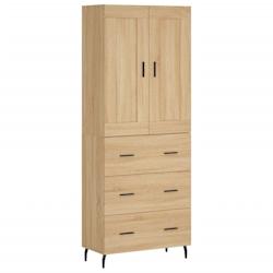 Helloshop26 - Buffet bahut commode armoire meuble de rangement organisateur cuisine salle de séjour salon haut sonoma 69,5 x 34 x 02_0034140 - 300021_0