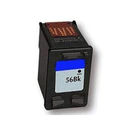 Cartouche d'encre jet d'encre compatible HP Deskjet 5550/Photosmart 7150/7760 (C6656A/N°56) - Noir - 20ml - Réf. 00851R_0