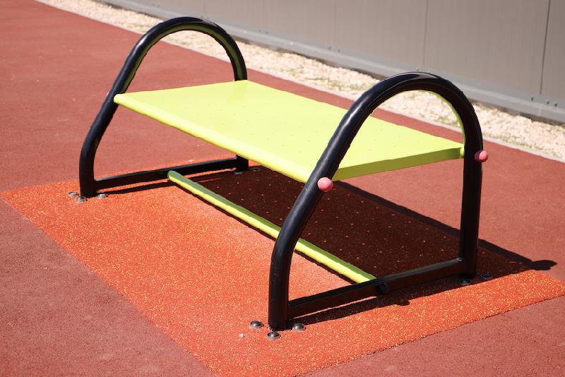 Banc training pour aire de fitness de plein air_0