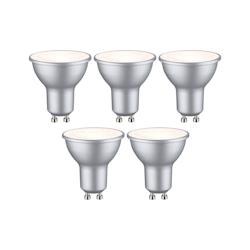 Paulmann Standard 230 V Réflecteur LED 460lm 4,9W 2700K  Aluminium blanc 29235 - argenté plastique 29235_0