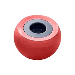 PLAST'UP ROTOMOULAGE Pot de fleurs sphérique xxl dolce vita 300l-lot de 2 - ROUGE - rouge 0750122558759_0