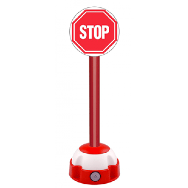 Poteaux de signalisation avec panneau Ø300 mm - PTALRG-NV01/KST - aluminium stable et personnalisable_0