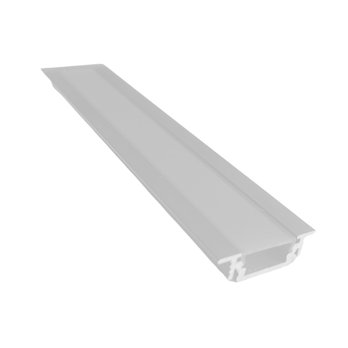 Profilé aluminium encastrable pour ruban LED - haute qualité - 7 mm de hauteur - 3 coloris disponibles_0