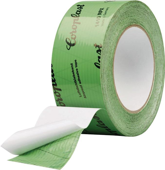 Ruban Adhésif en film plastique 1410 RPX vert longueur 25 m largeur 60 mm rouleau COROPLAST_0