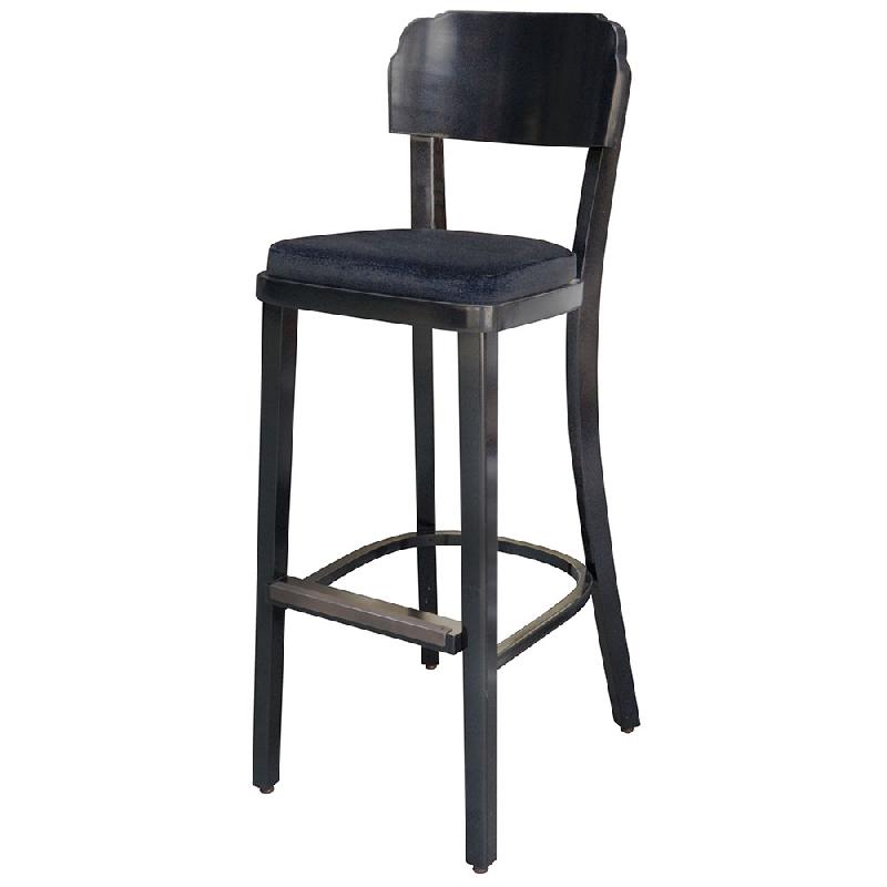 Tabouret de restaurant Ardec - Dimensions : hauteur 112 cm, largeur 40 cm, assise 77 cm_0