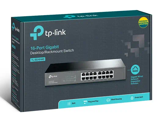 TP-Link TL-SG1016D Non-géré Gigabit Ethernet (10/100/1000) Noir_0