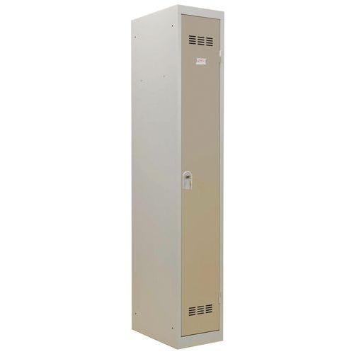 Vestiaire industrie propre 1 serrure gris clair marron clair_0