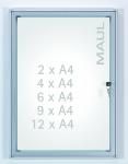 Vitrine Alya extra-plate - fond métal - 51 x 67 x 2,8 cm - Référence 388220 - aimantée et fabriquée en France_0