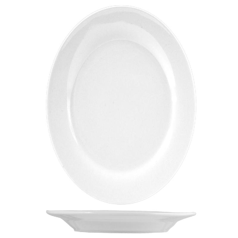 6 x assiettes blanche BASIC - Porcelaine - 24cm - Royal Norfolk - 595446_0
